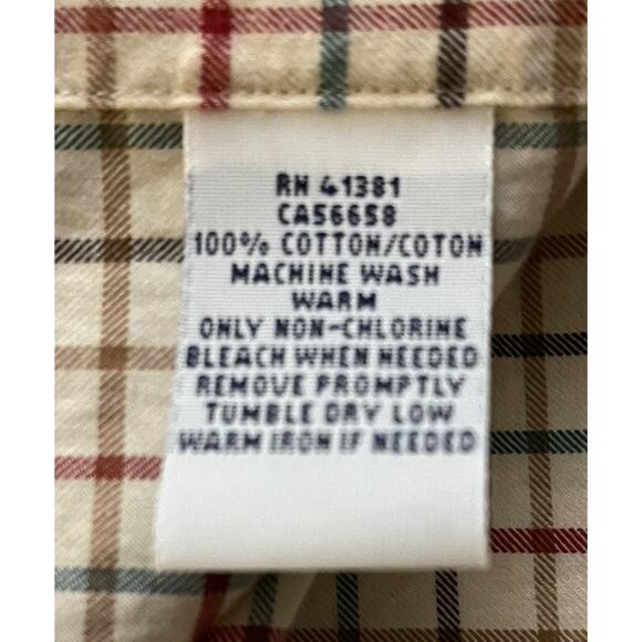 Ralph Lauren Button Down Shirt Mens XL/TG 100% Cotton Long Sleeve Multi Check - Picture 6 of 10